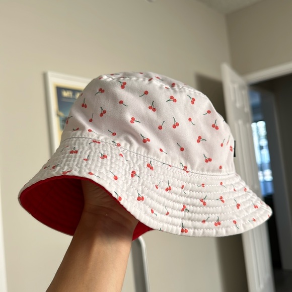 Reversible Cherry Bucket Hat - Picture 1 of 3